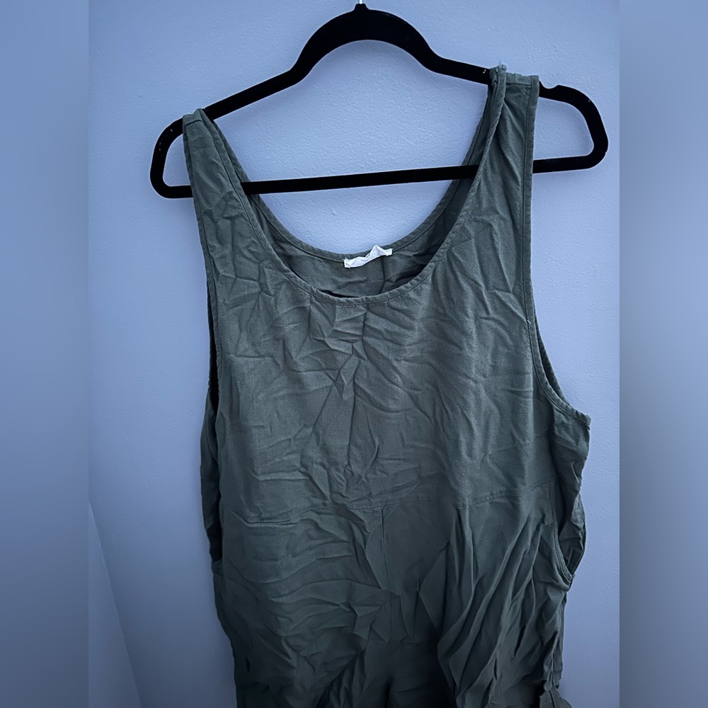Green Short Romper